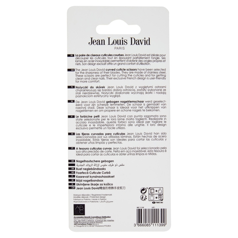 Jean Louis David Urban Care Forbici Curve per Cuticole